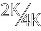 2K:4K input and output